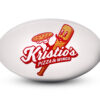 Custom regulation size logo photo rugby balls