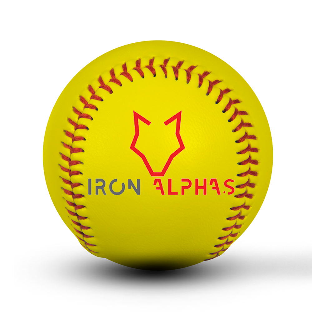 Custom best quality printed MLB Properties licensed, regulation size logo photo 12” circumference hard core promotional softballs